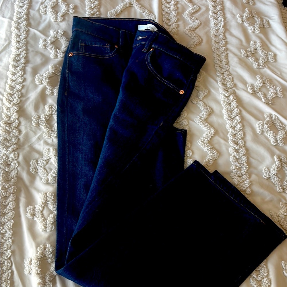 LOFT Blue Straight Leg Jeans